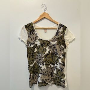 Banana Republic Floral Tee